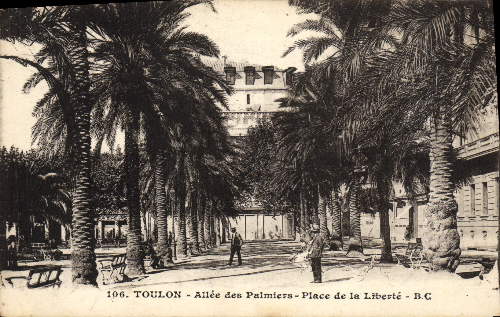 CPA Toulon Allee des Palmiers Place de la Liberte 