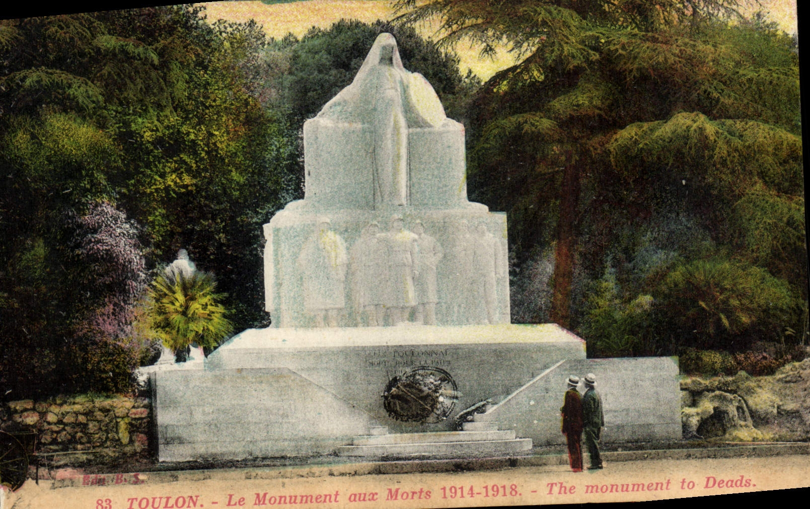 CPA Toulon Le Monument aux Morts 1914 1918 Militaria