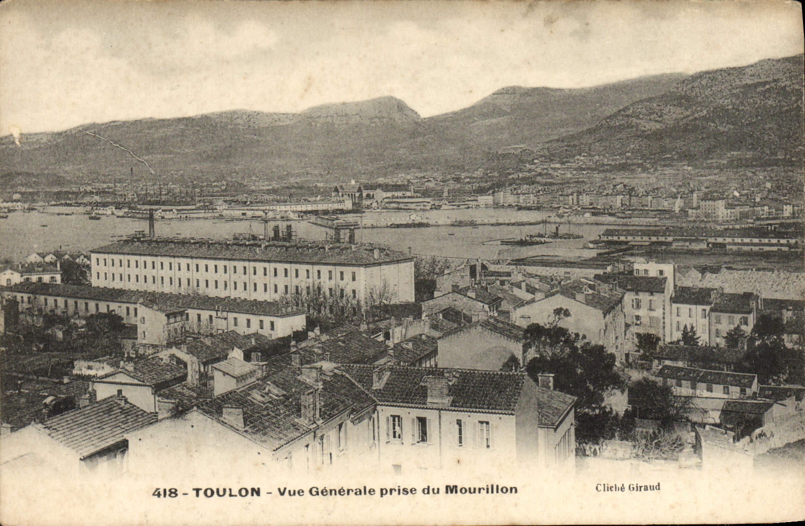 CPA Toulon Vue Generale prise du Morillon