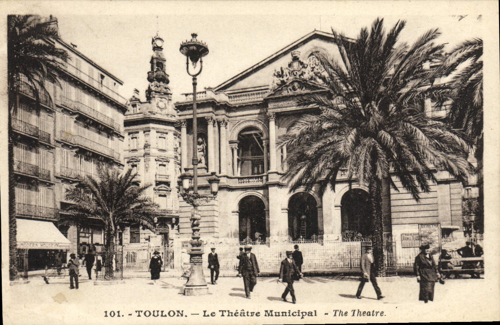 CPA Toulon Le Theatre Municipal