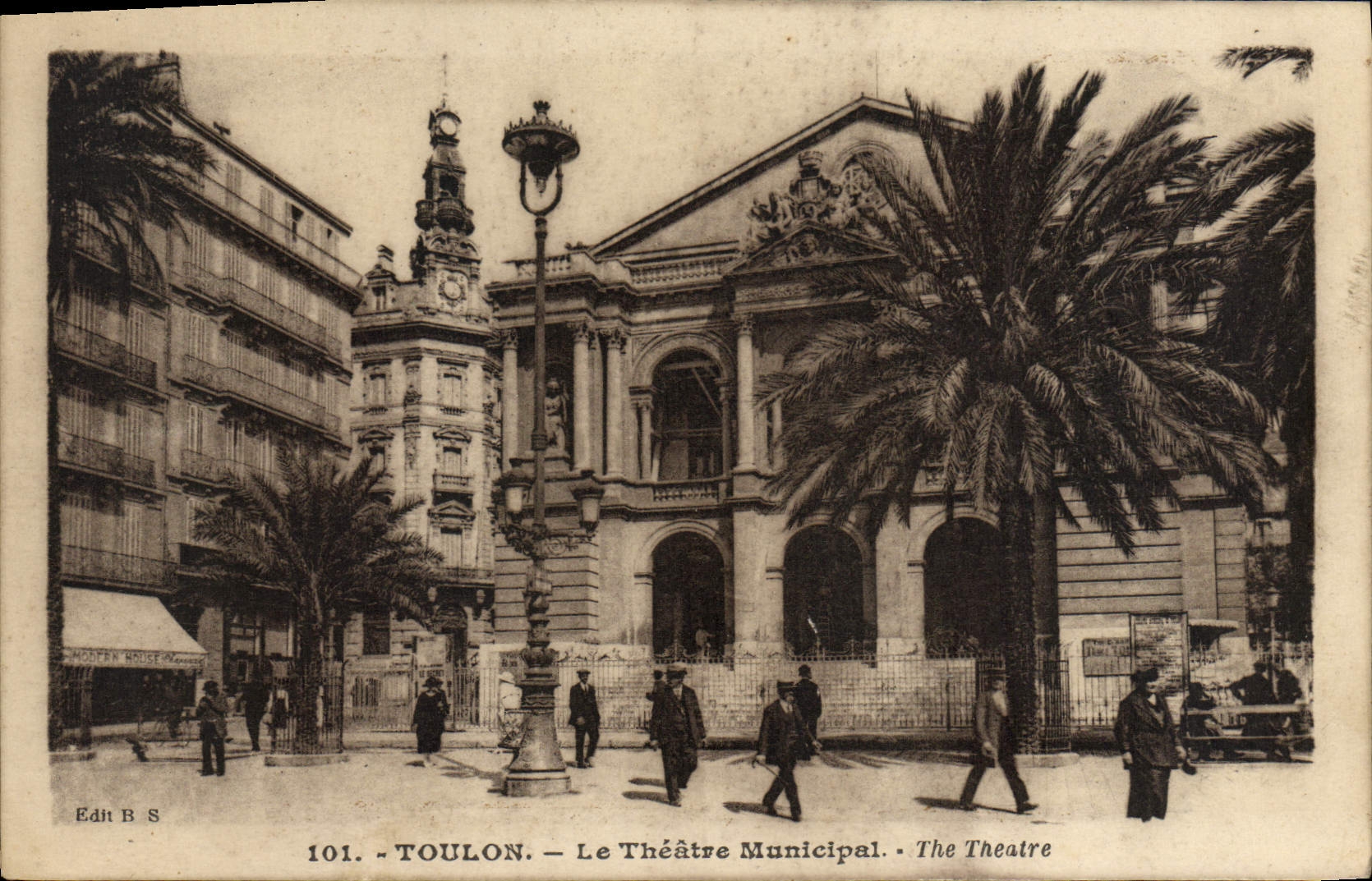 CPA Toulon Le Theatre Municipal