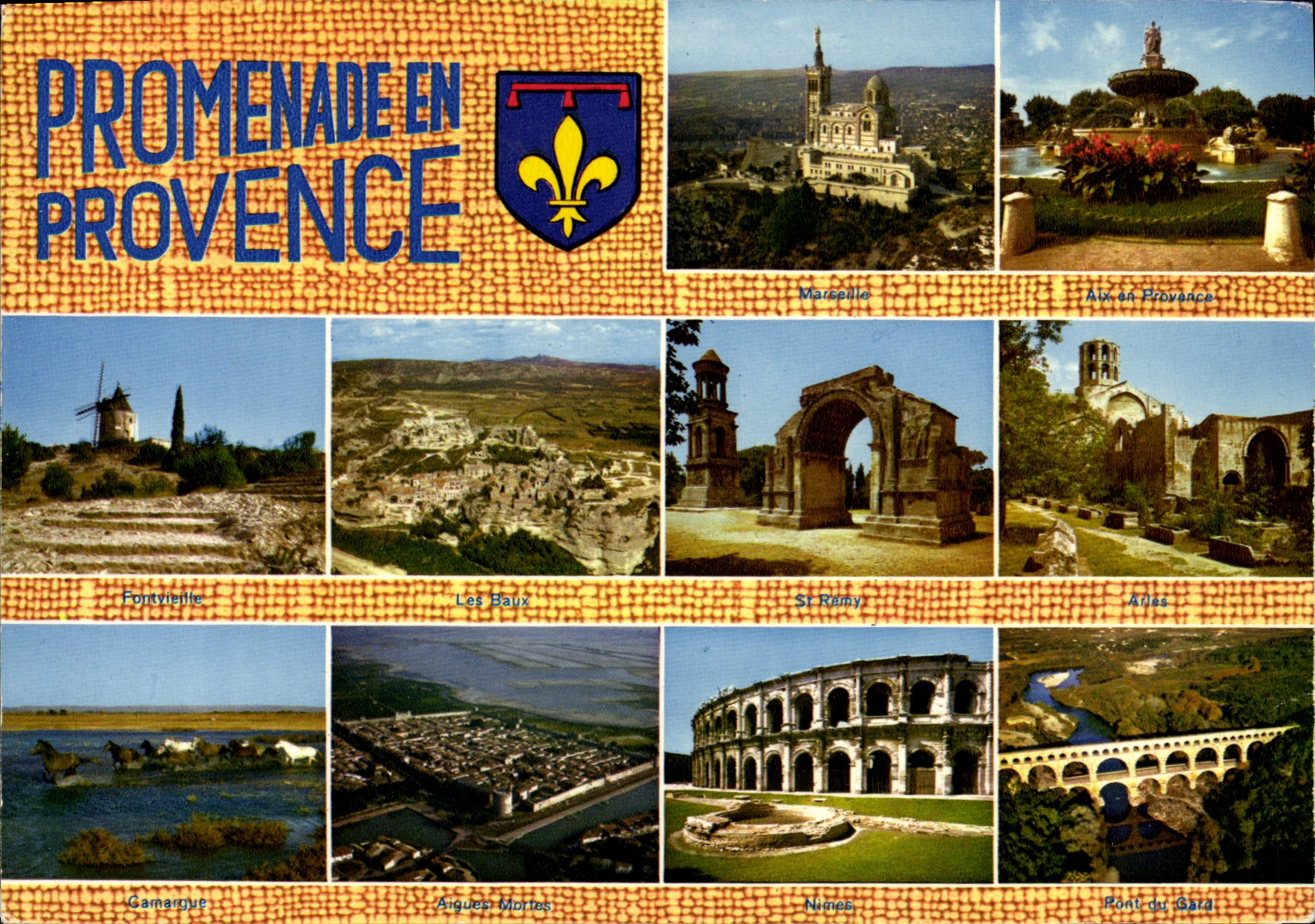 CPM Promenade en Provence 