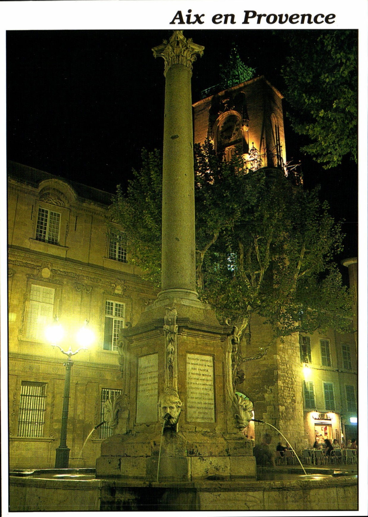 CPM Aix En Provence Place de l'hotel de ville