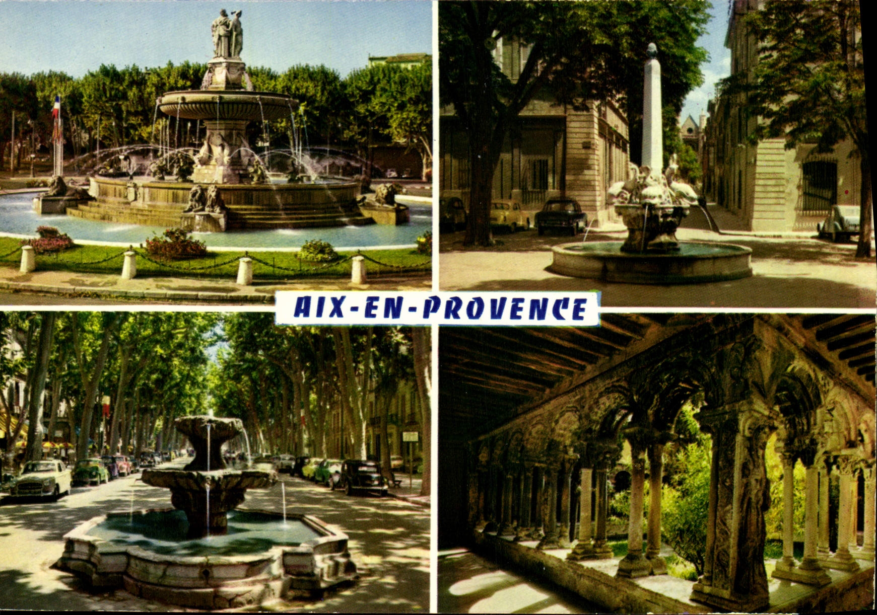 CPM Aix en Provence Fontaines
