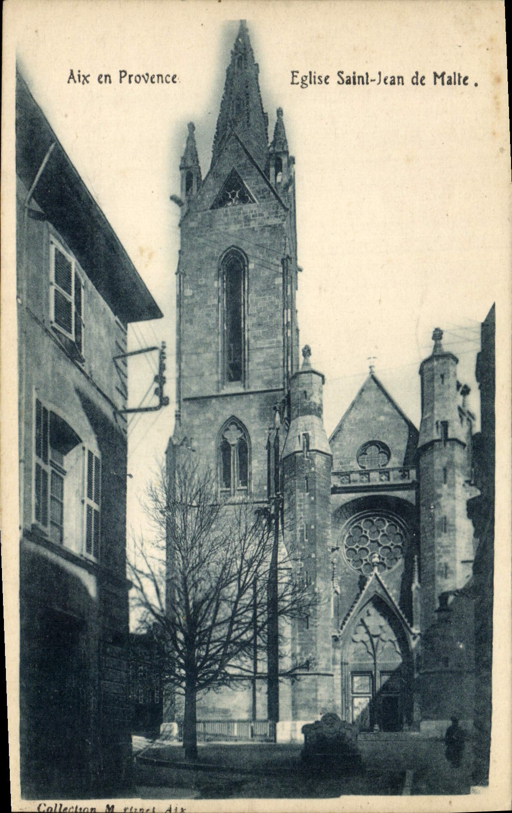 CPA Aix en Provence Eglise Saint Jean de Malte