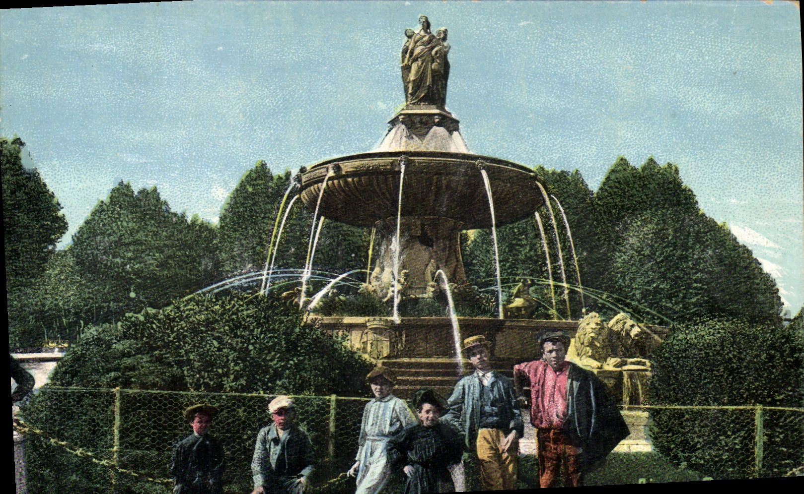 CPA Aix en Provence Fontaine monumentale 