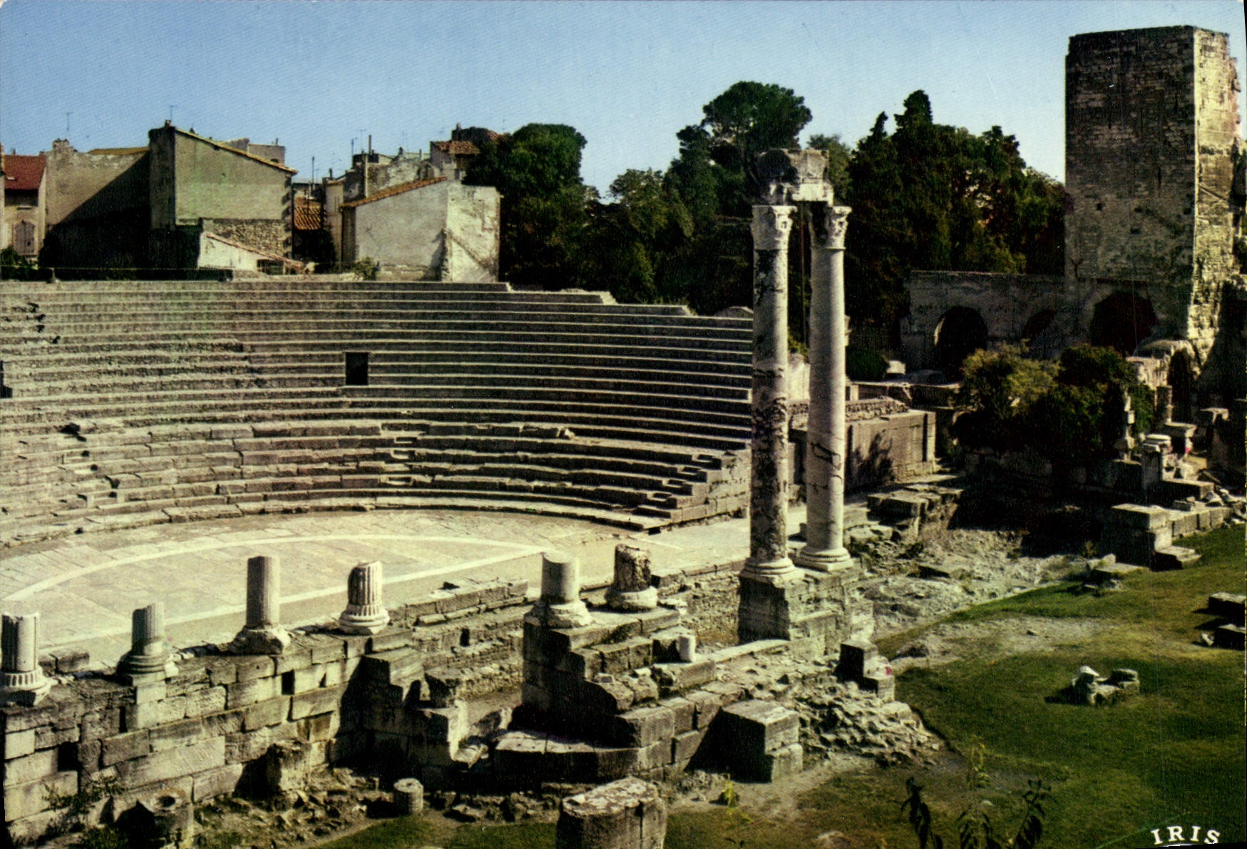 MODERN CARD Arles ancient Amphitheater Theater