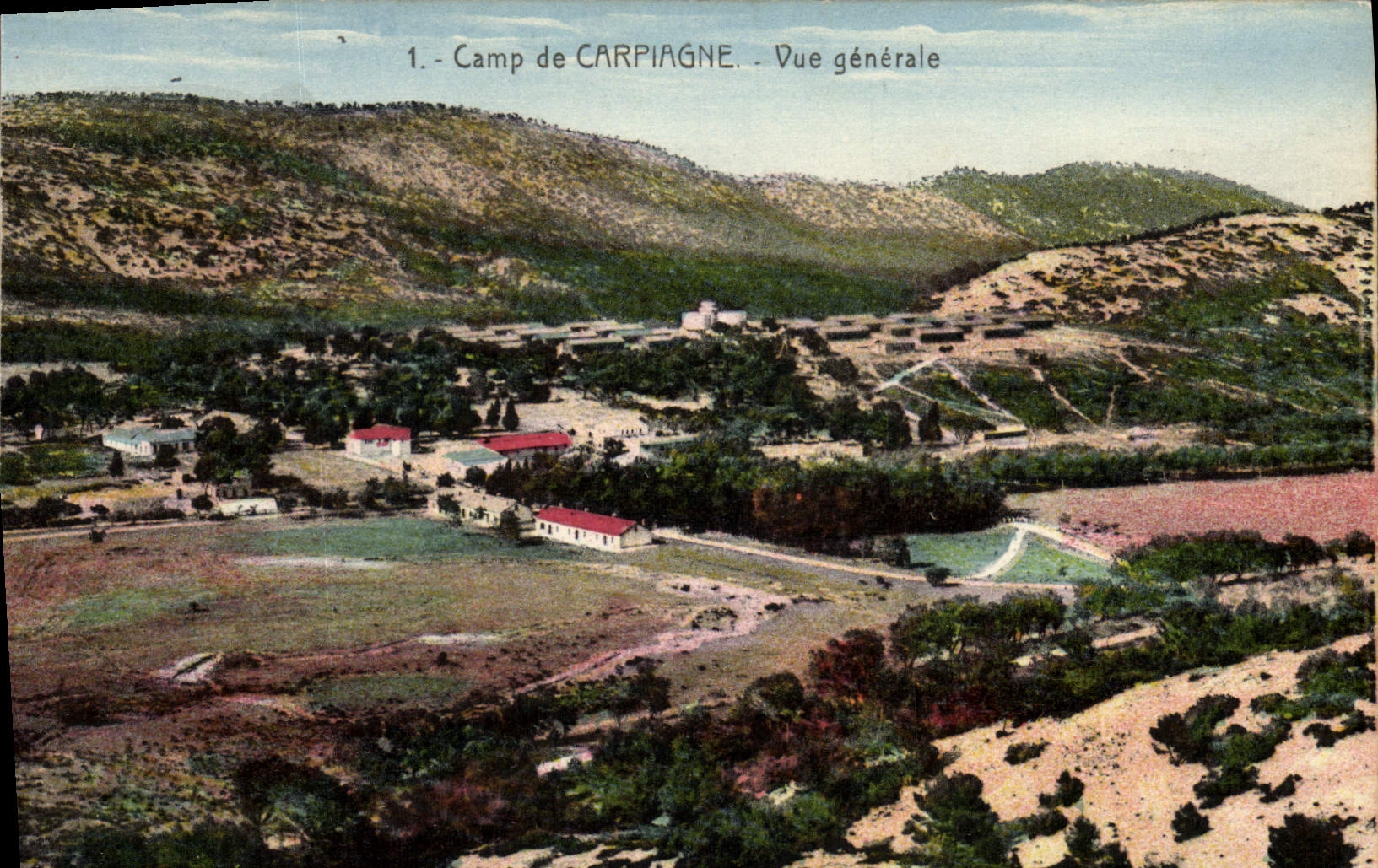 CPA Camp de Carpiagne Vue Generale