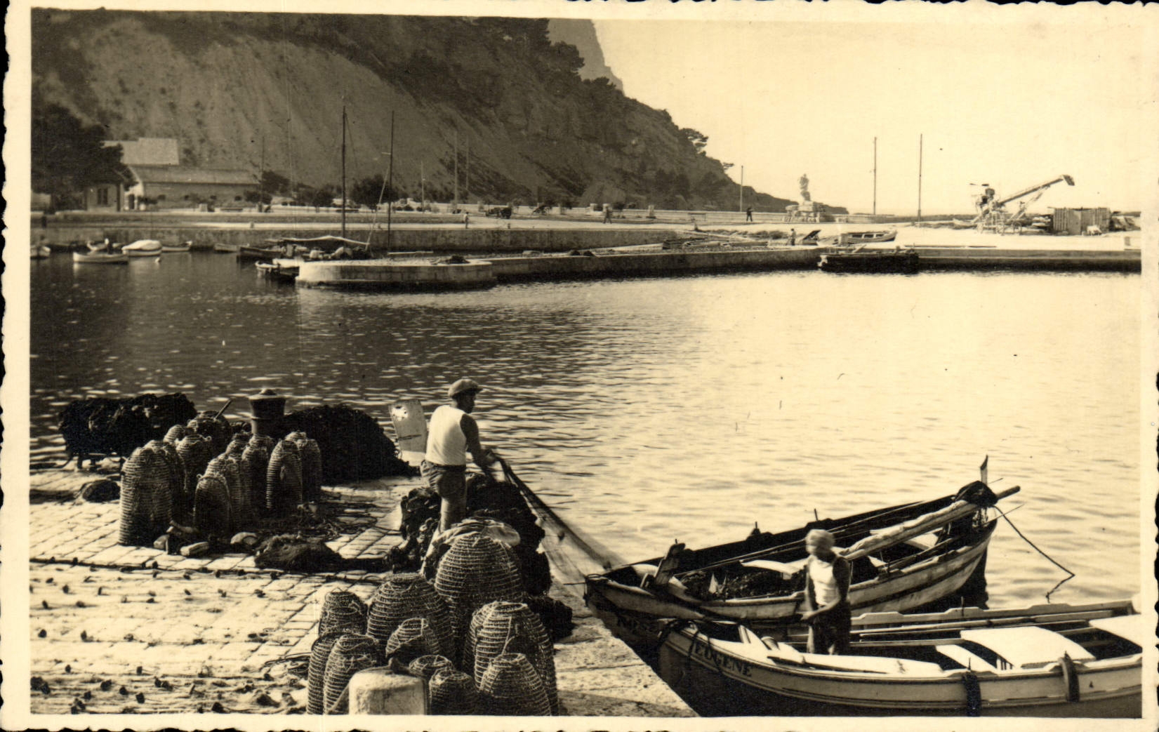 CPM Calanque Le port Bateaux 