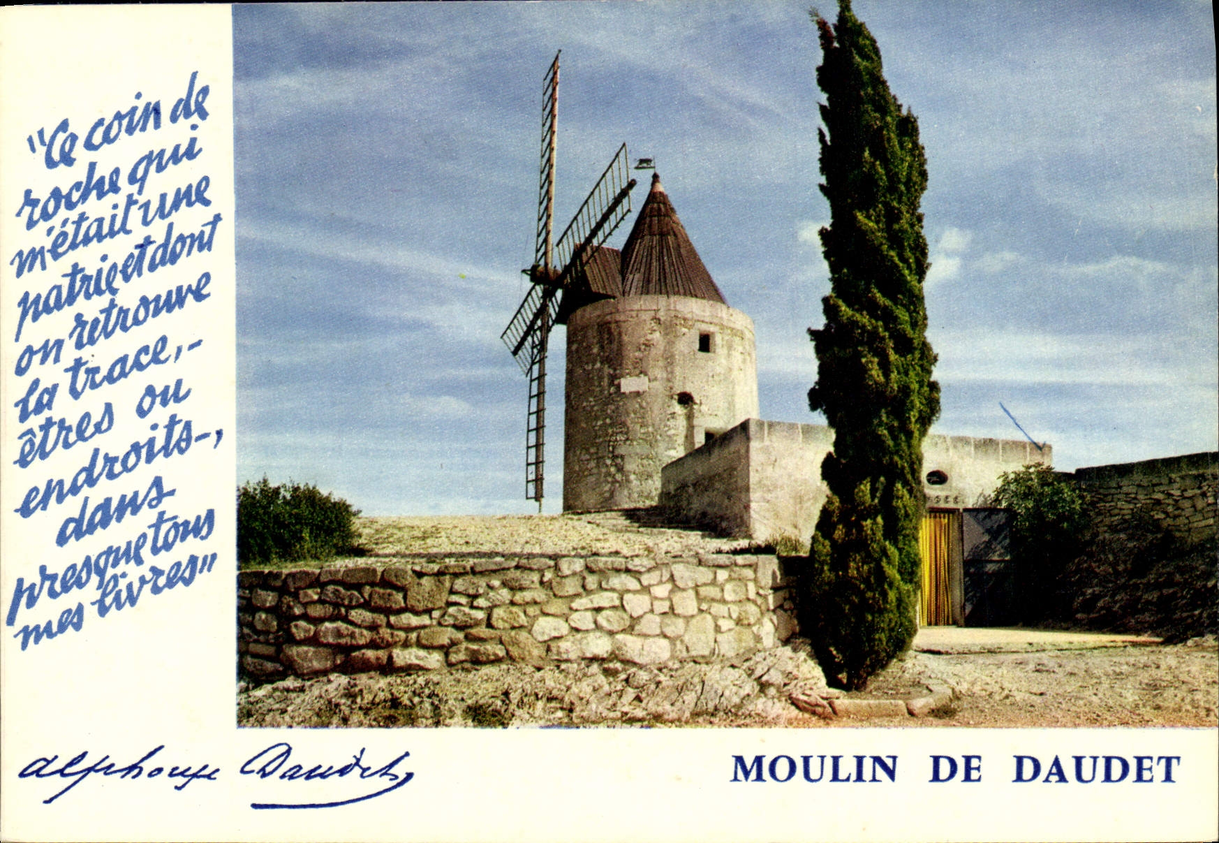 CPM Fontvieille Le Moulin de Daudet