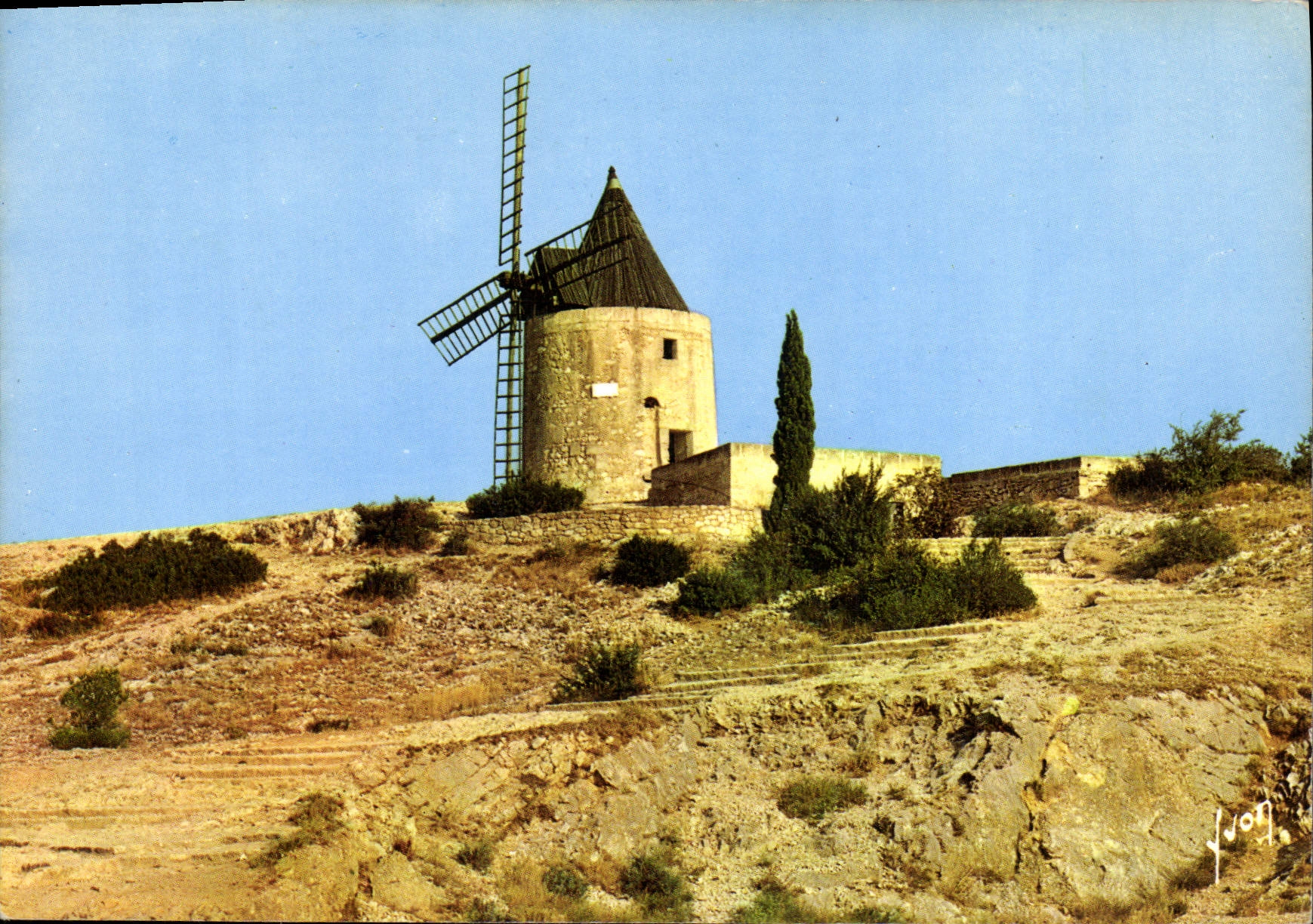 CPM Fontvieille Le Moulin de Daudet