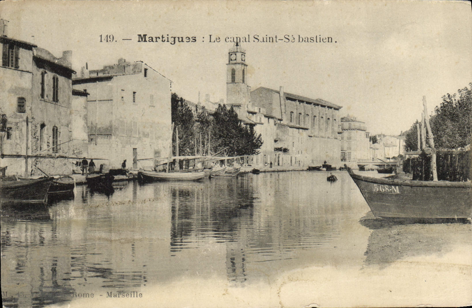 CPA Martigues La canal Saint Sebastien 