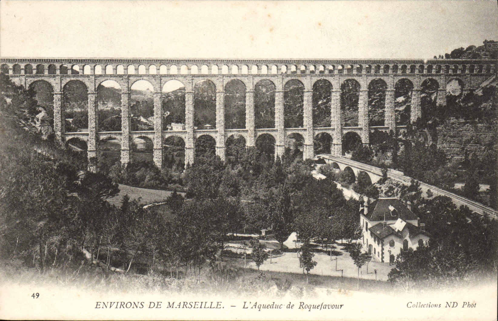 CPA Environs De Marseille L'Aqueduc de Roquefavour