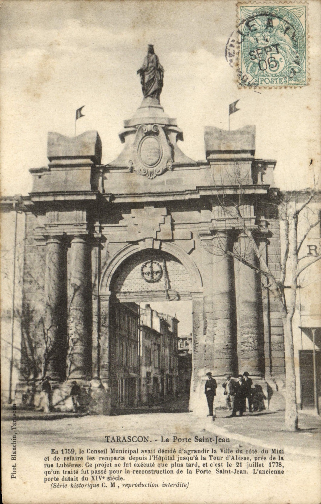 CPA Tarascon Portail Saint Jean