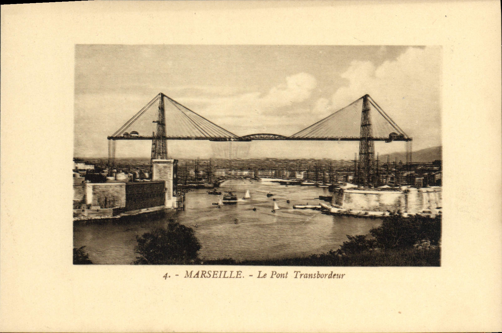 CPA Marseille Le Pont Transbordeur