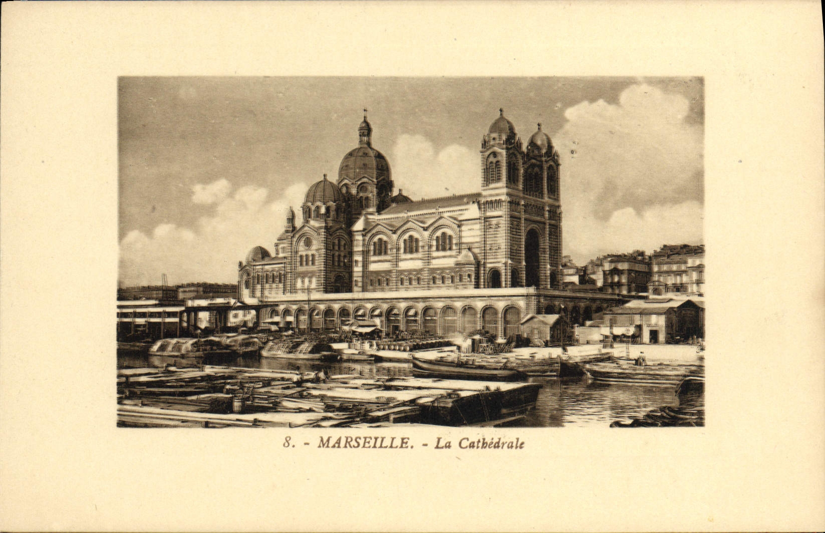 CPA Marseille La Cathedrale