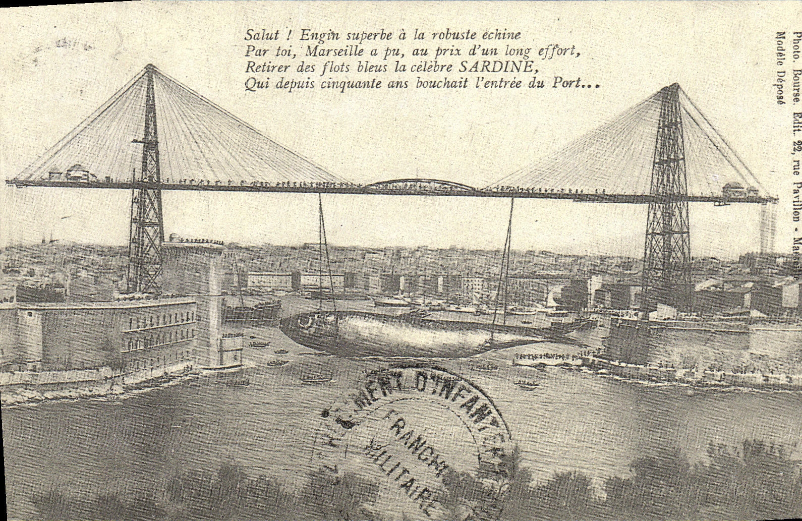 REPRO Marseille Sardine Pont transbordeur