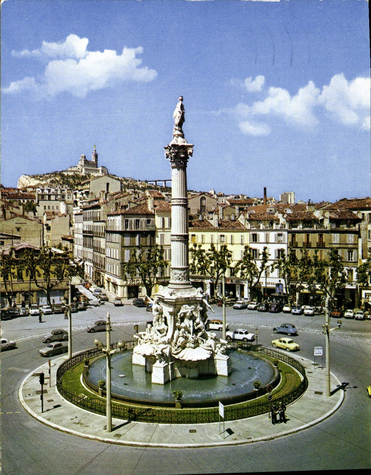 CPM Marseille Fontoine Cantini et Place Costellane