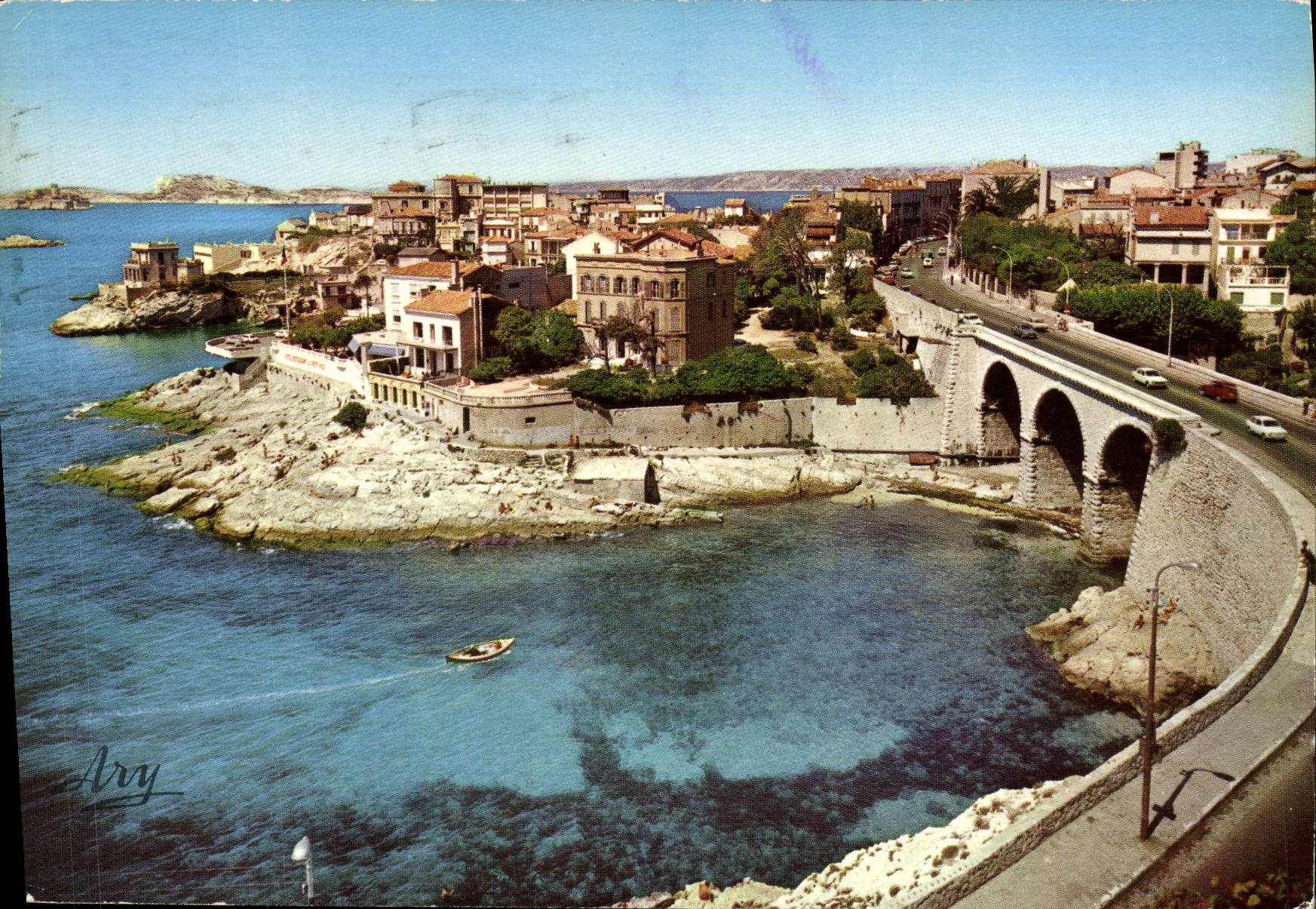 CPM Marseille Promenade de la Corniche Le Petit Nice