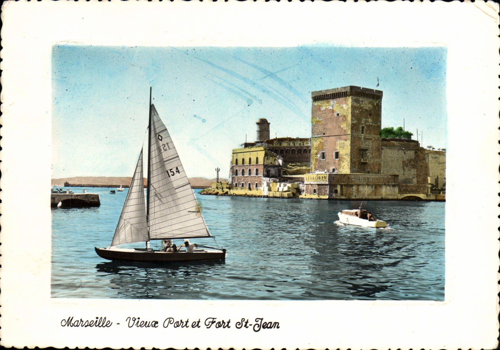 CPM Marseille Vieux Part et fort St Jean