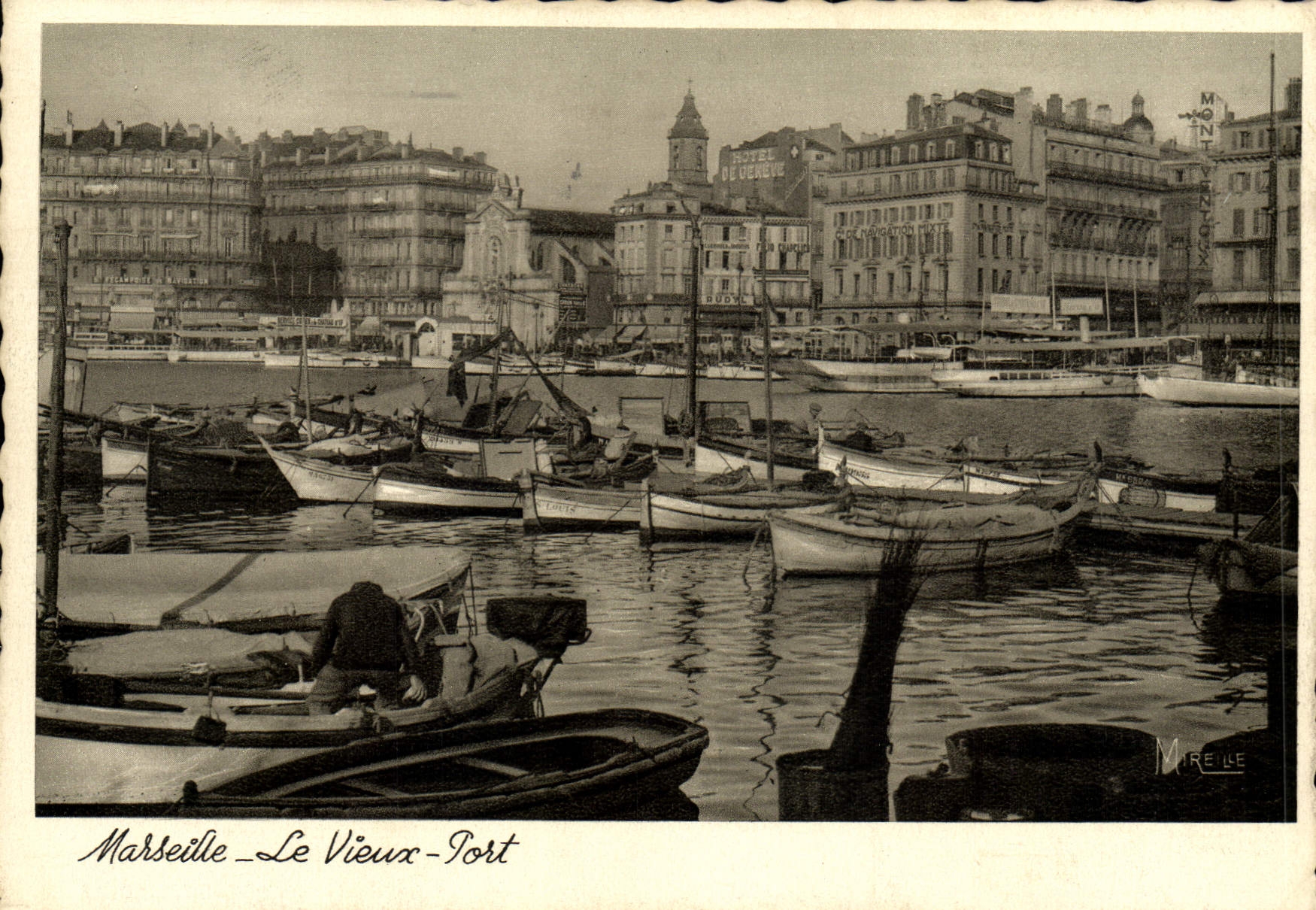 CPA Marseille Le vieux port