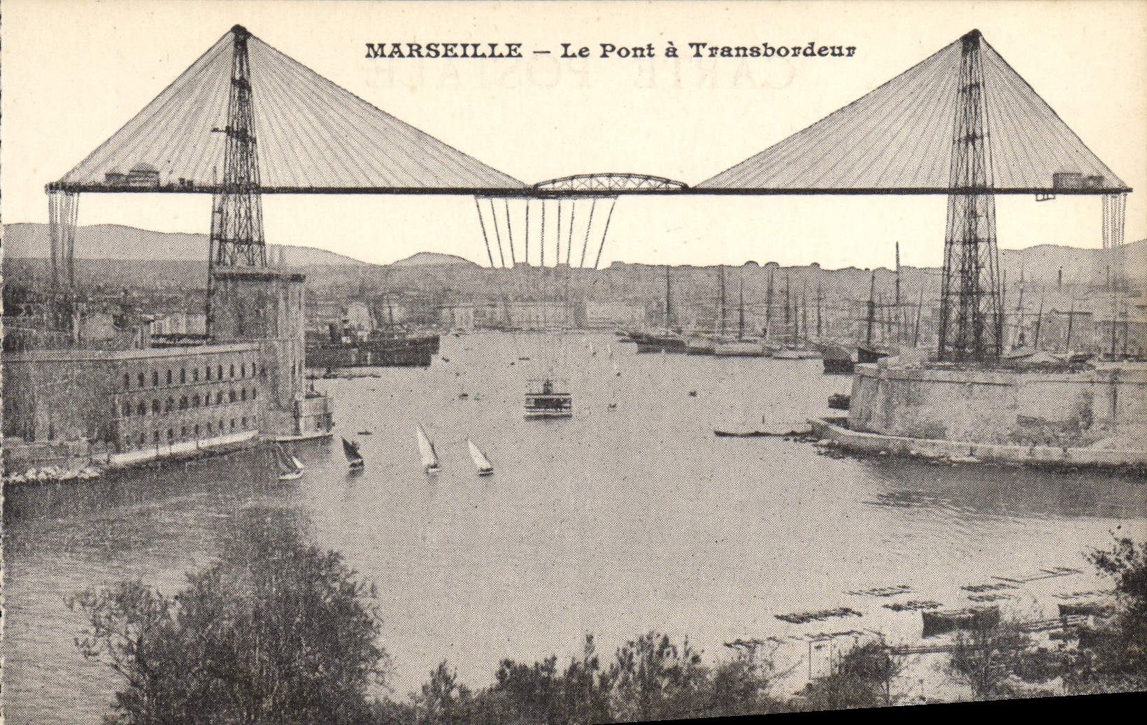 CPA Marseille Le Pont a Transbordeur