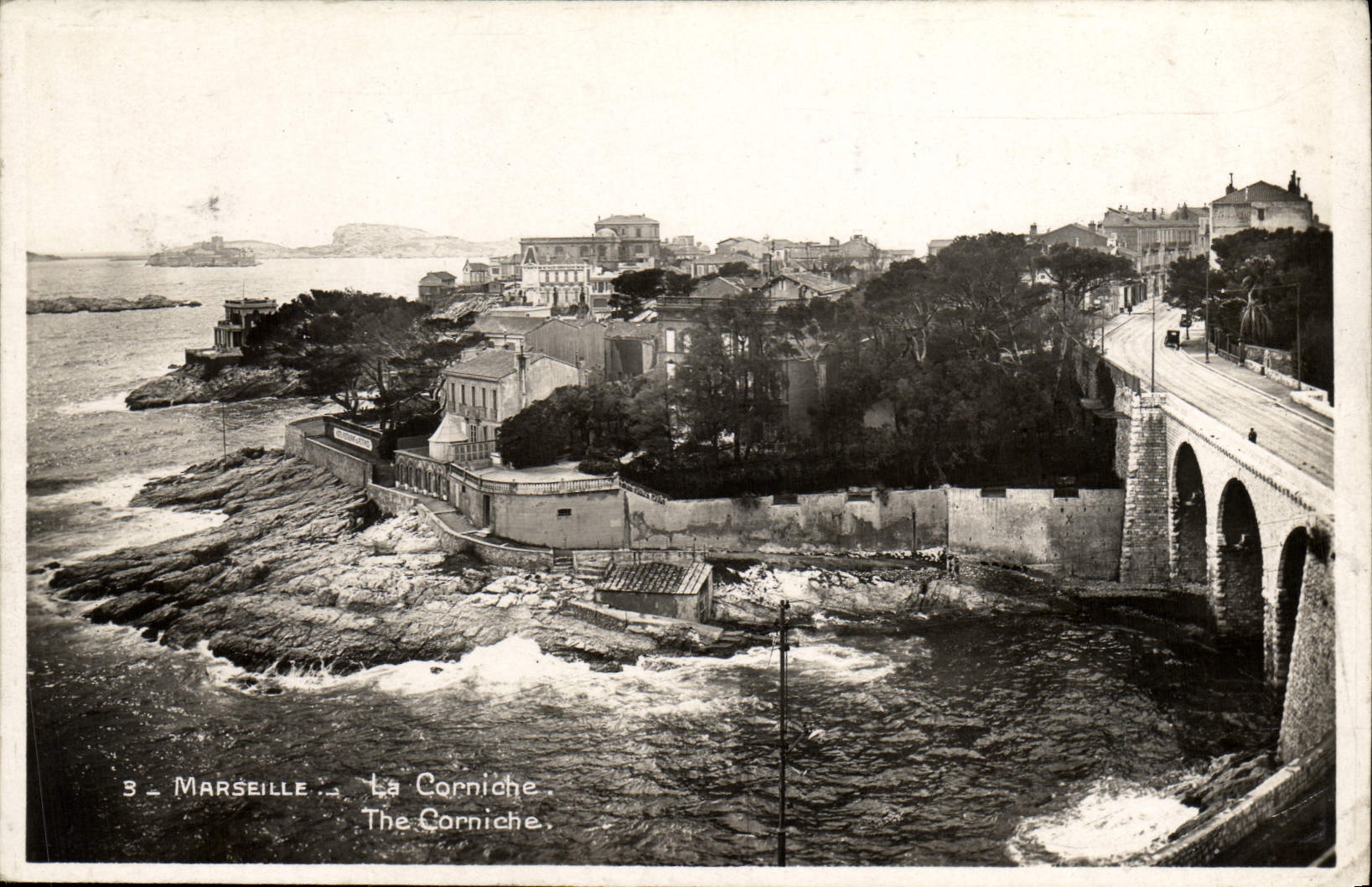 CPA Marseille La Corniche