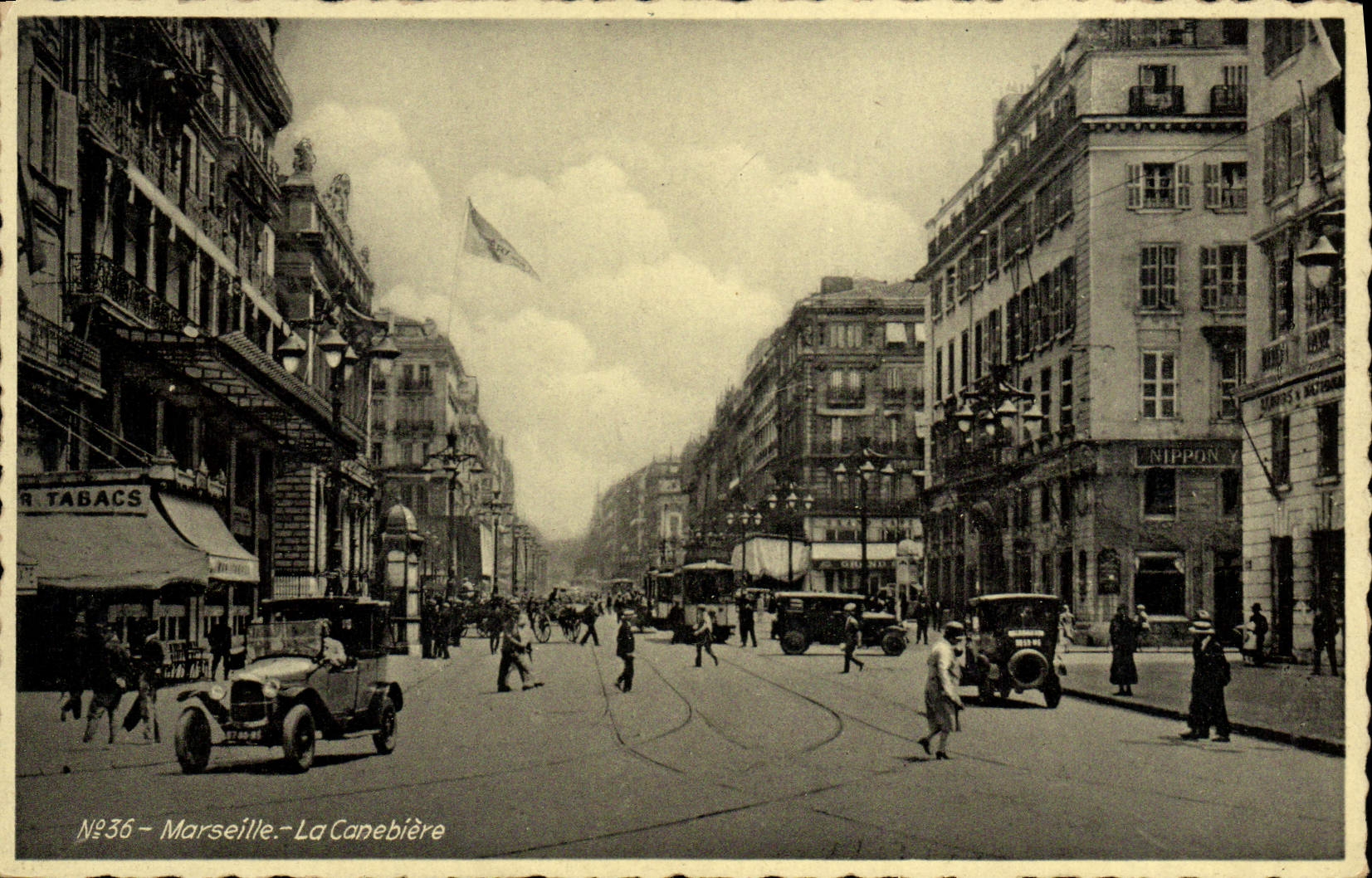 CPA Marseille La Canebiere