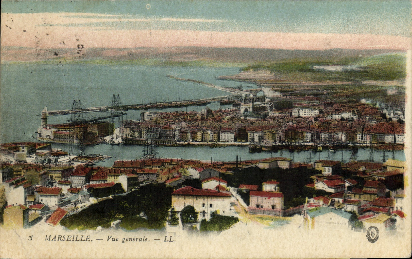 CPA Marseille Vue generale 