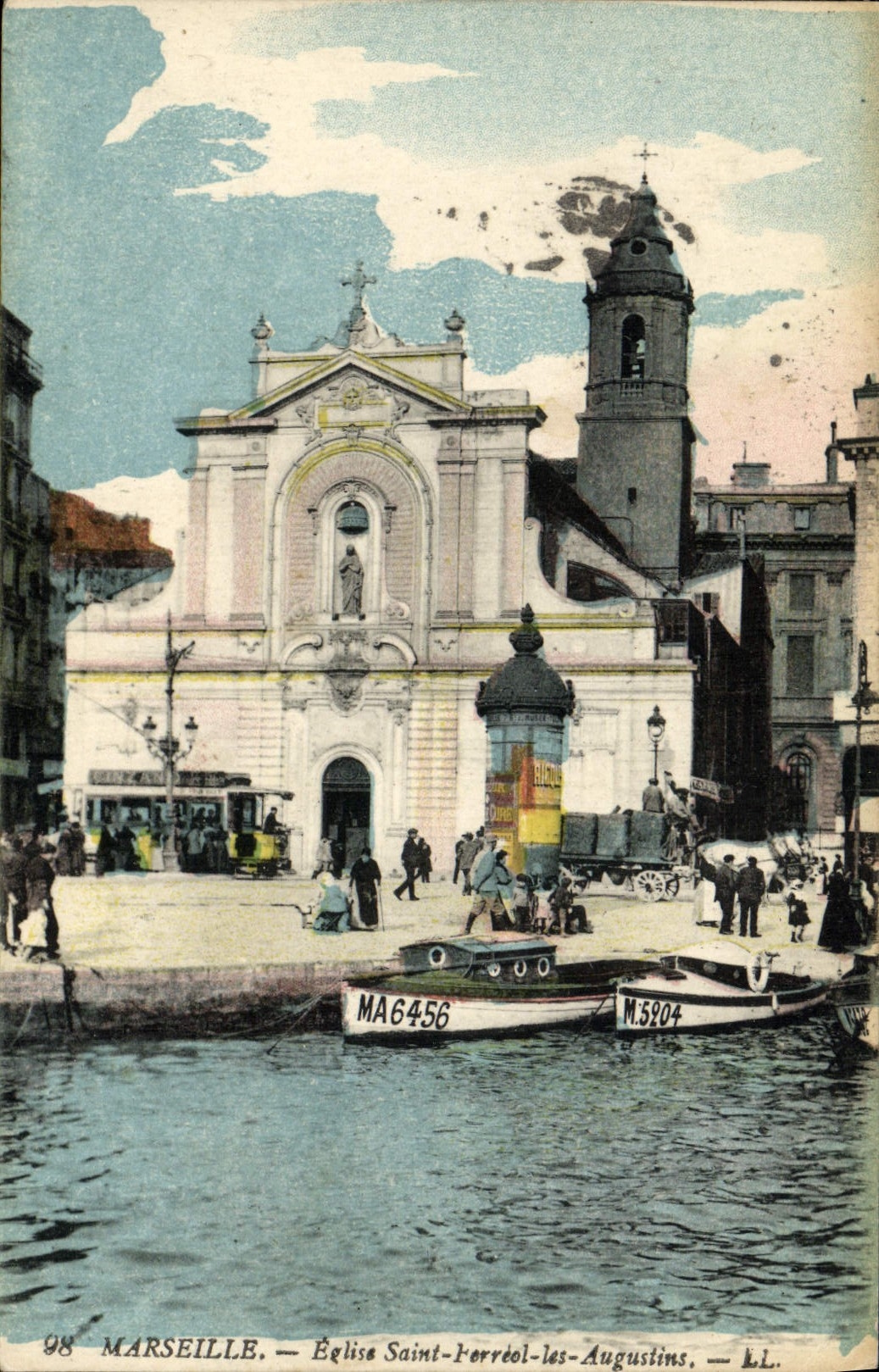 CPA Marseille Eglise Saint Ferreol les Augustins 