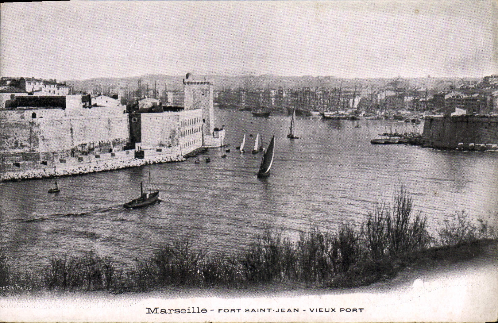 CPA Marseille Fort Saint Jean Vieux Port