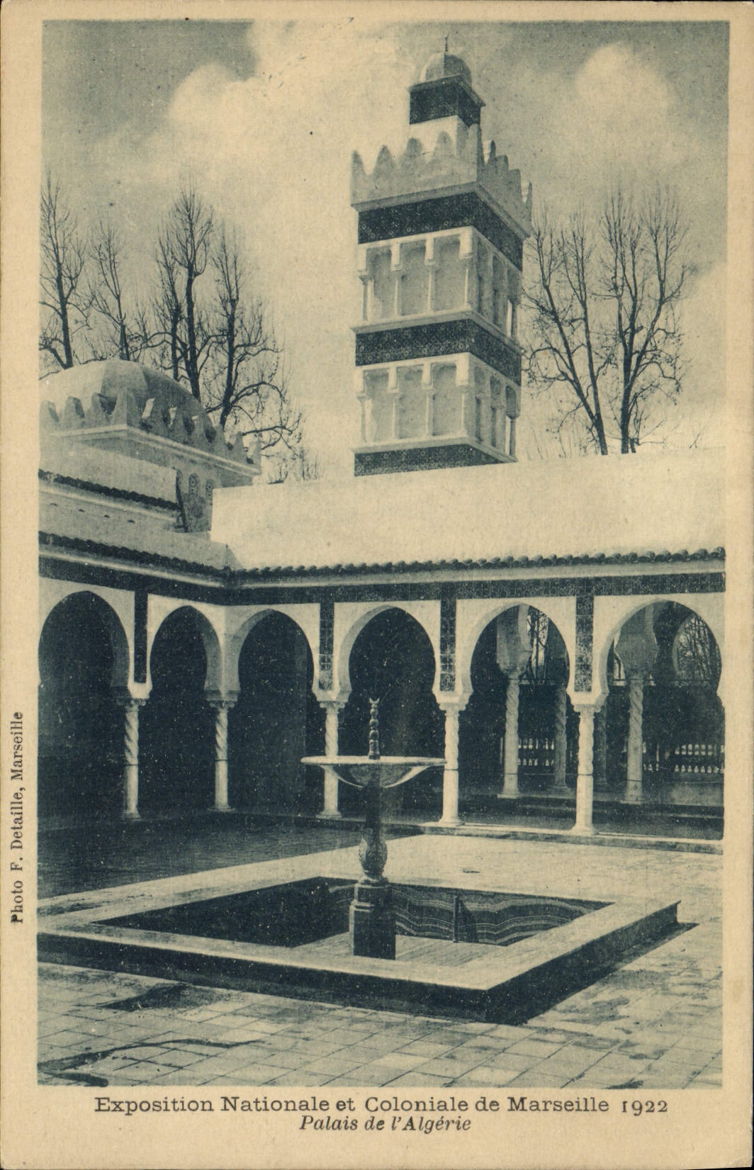 CPA Exposition Nationale et Colonaile de Marseille 1922 Palais de l'Algerie 
