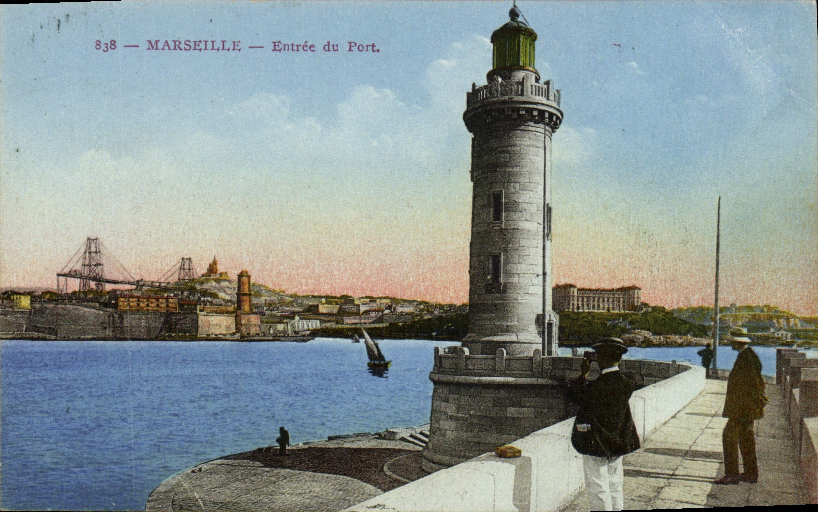 CPA Marseille Entree du Port