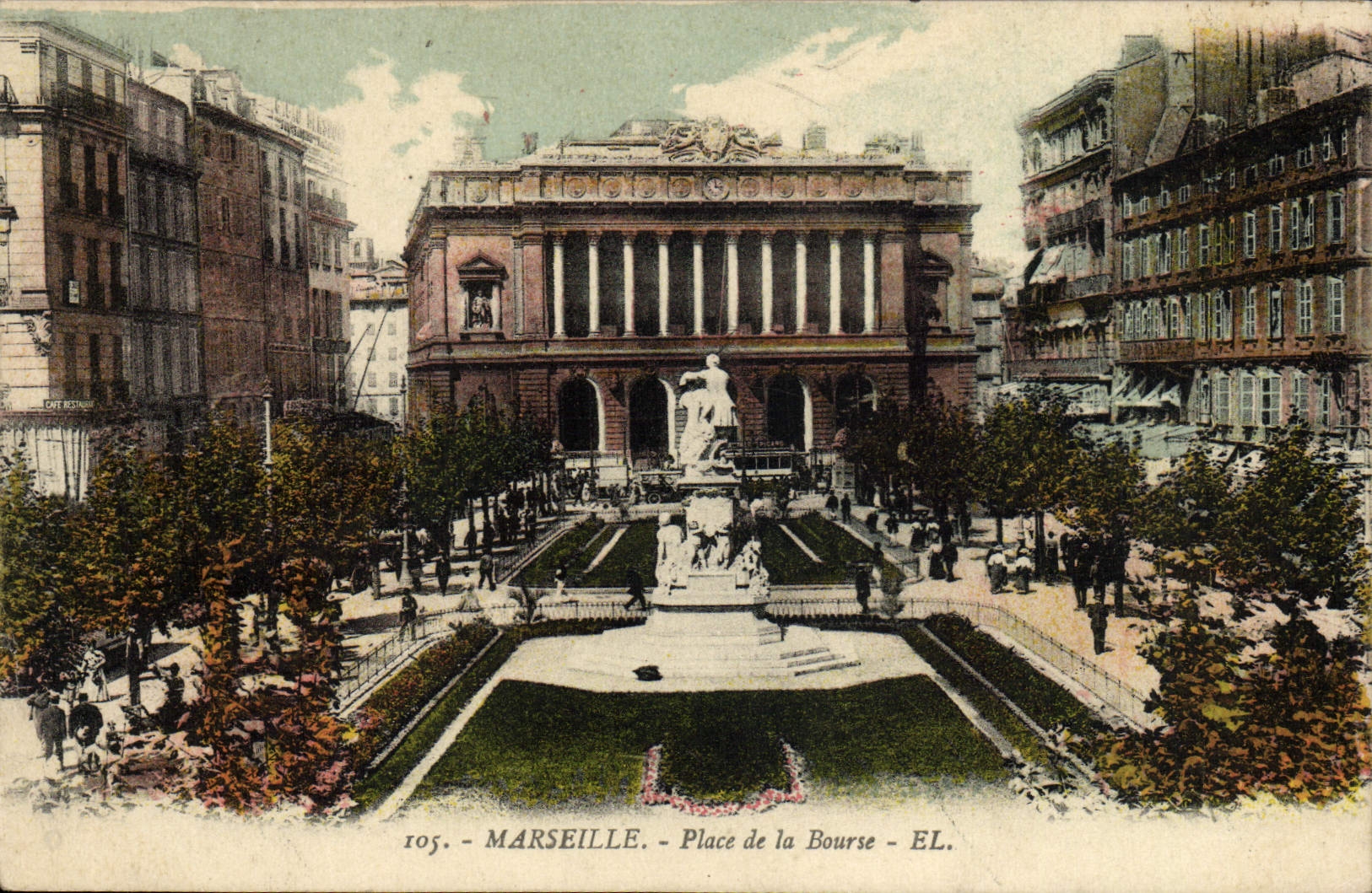 CPA Marseille Place de la Bourse 