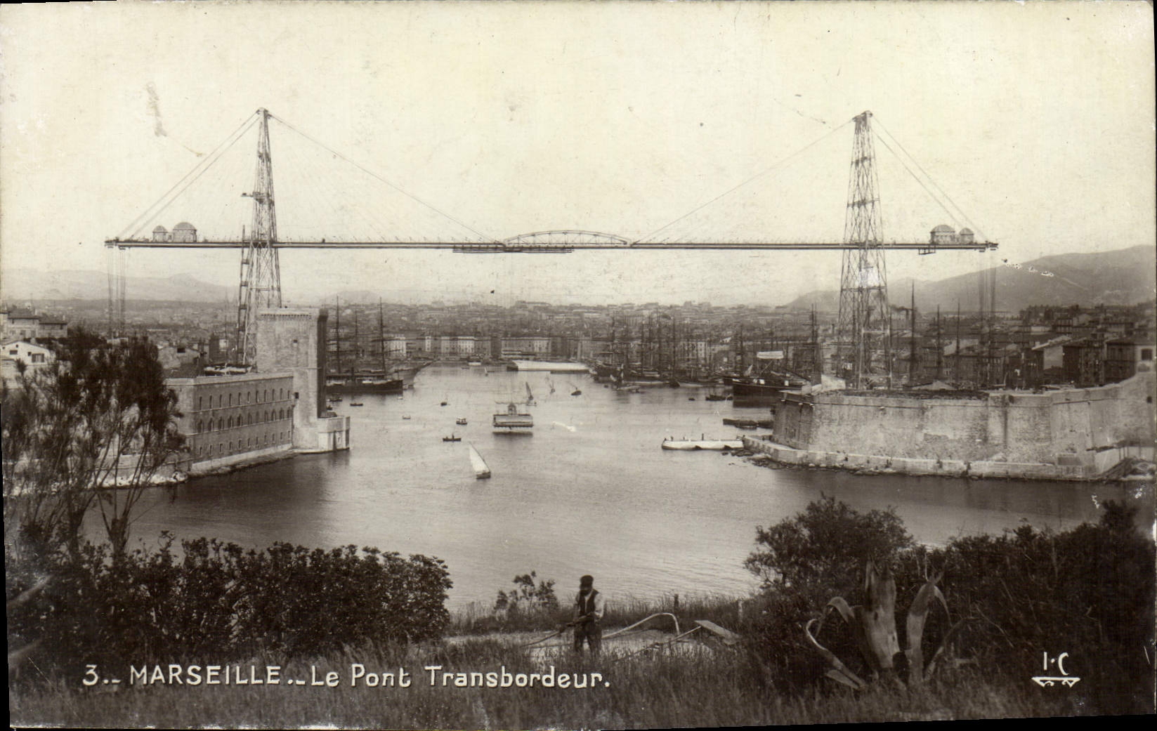 CPA Marseille Le Pont Transbordeur