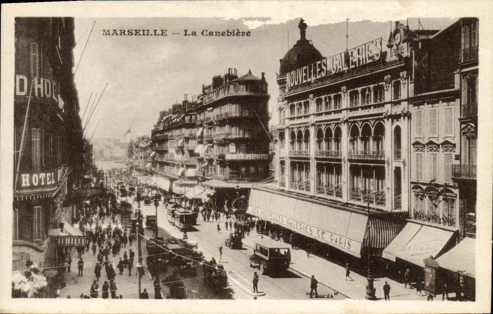 CPA Marseille La Canebiere 
