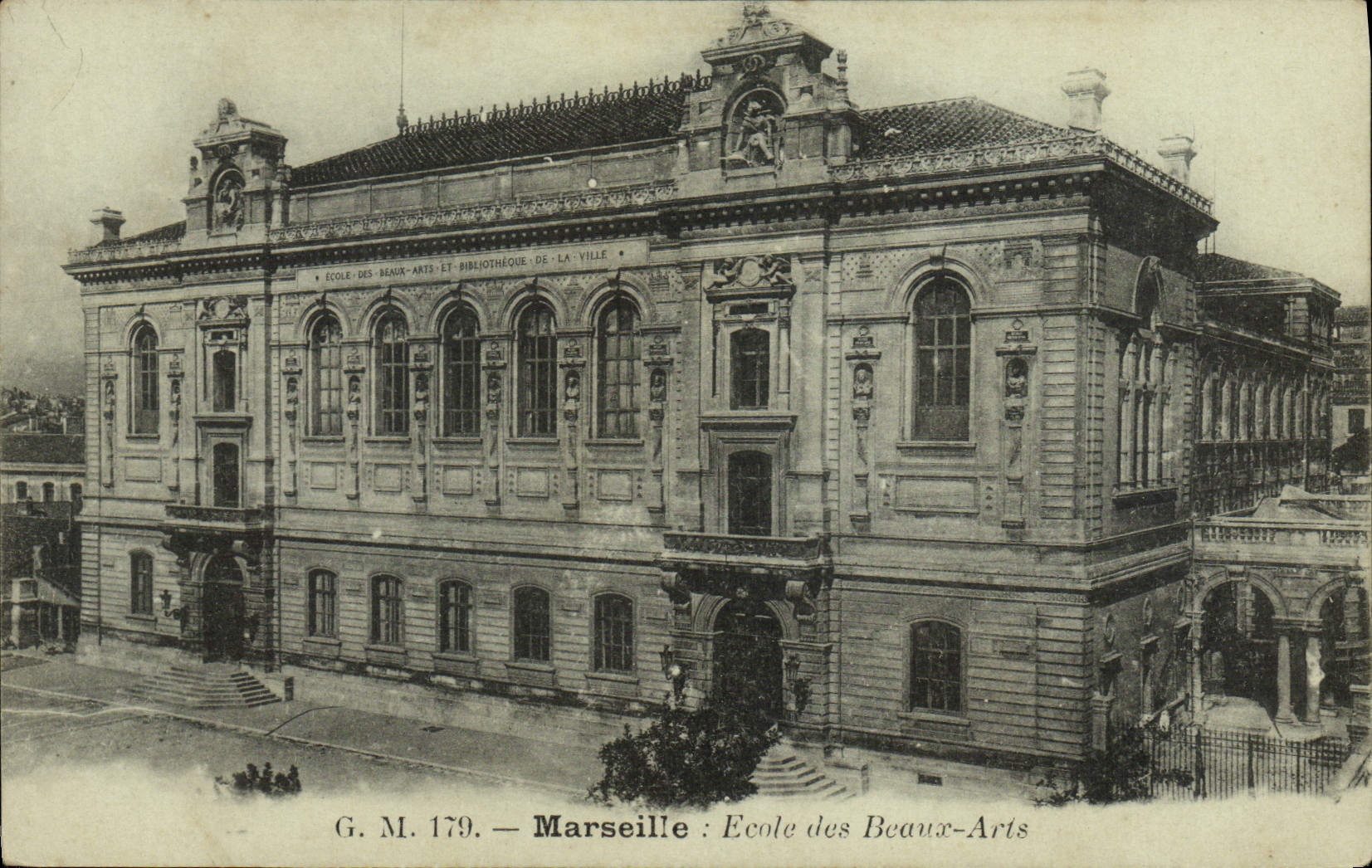 CPA Marseille Ecole des Beaux Arts 
