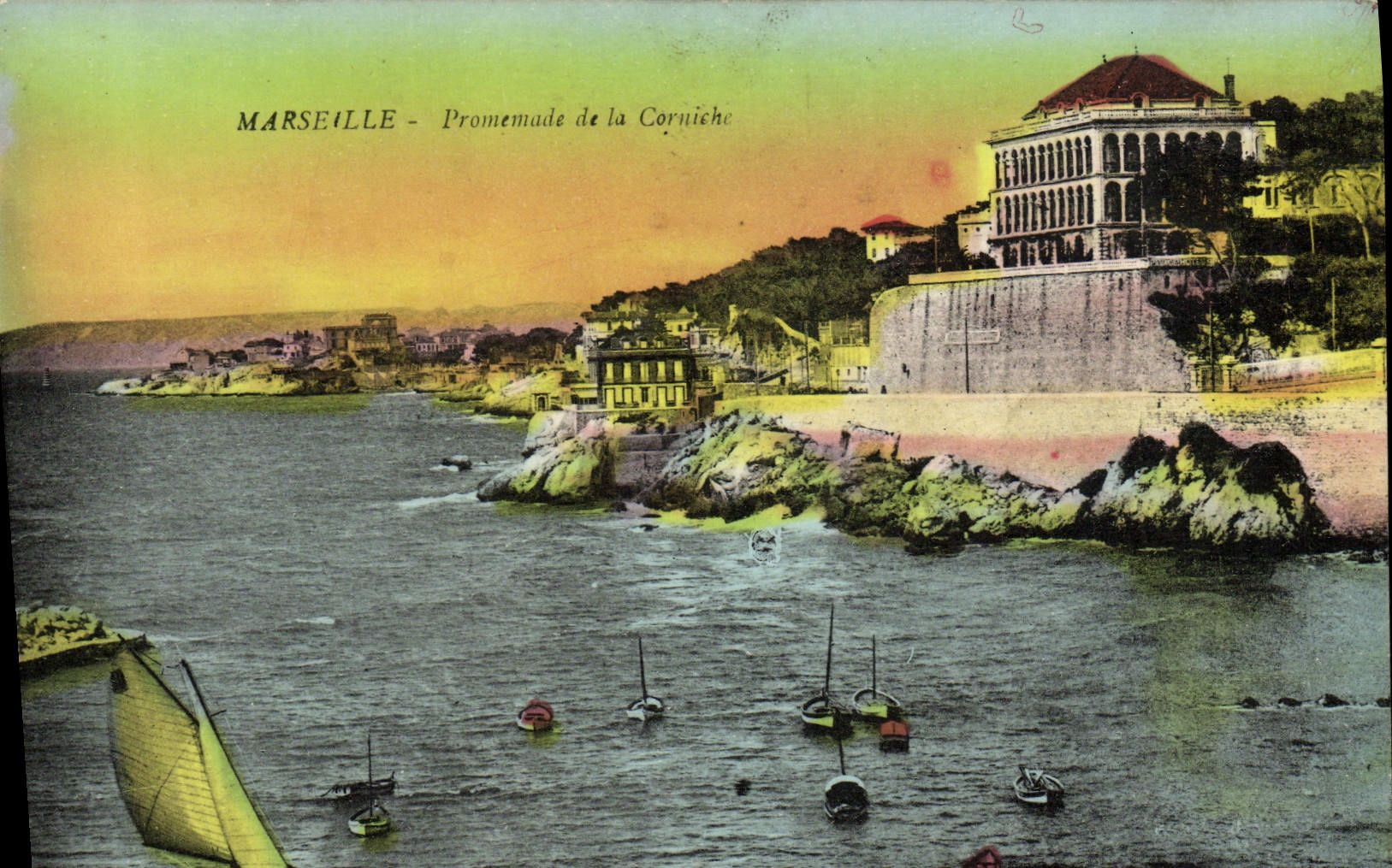CPA Marseille Promenade de la Corniche 