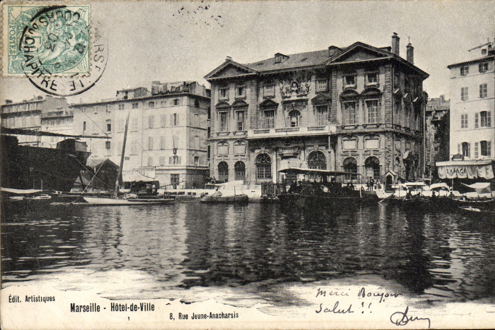 CPA Marseille Hotel de Ville