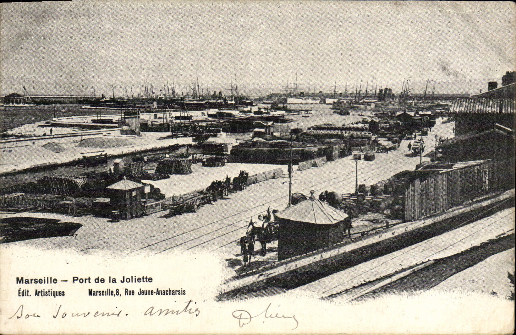CPA Marseille Porte de la Joliette Bateaux
