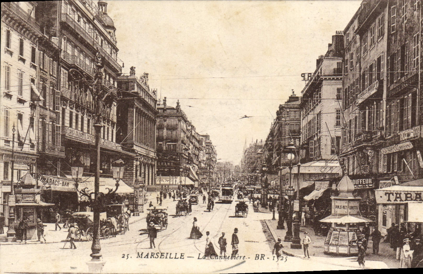 CPA Marseille La Cannebiere 