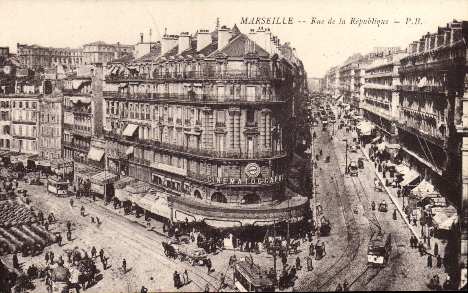 CPA Marseille Rue de la Republique 