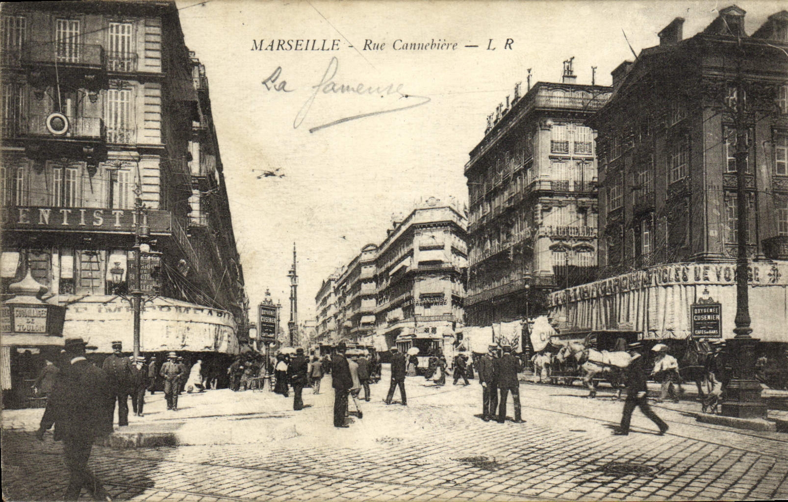 CPA Marseille Rue Cannebiere