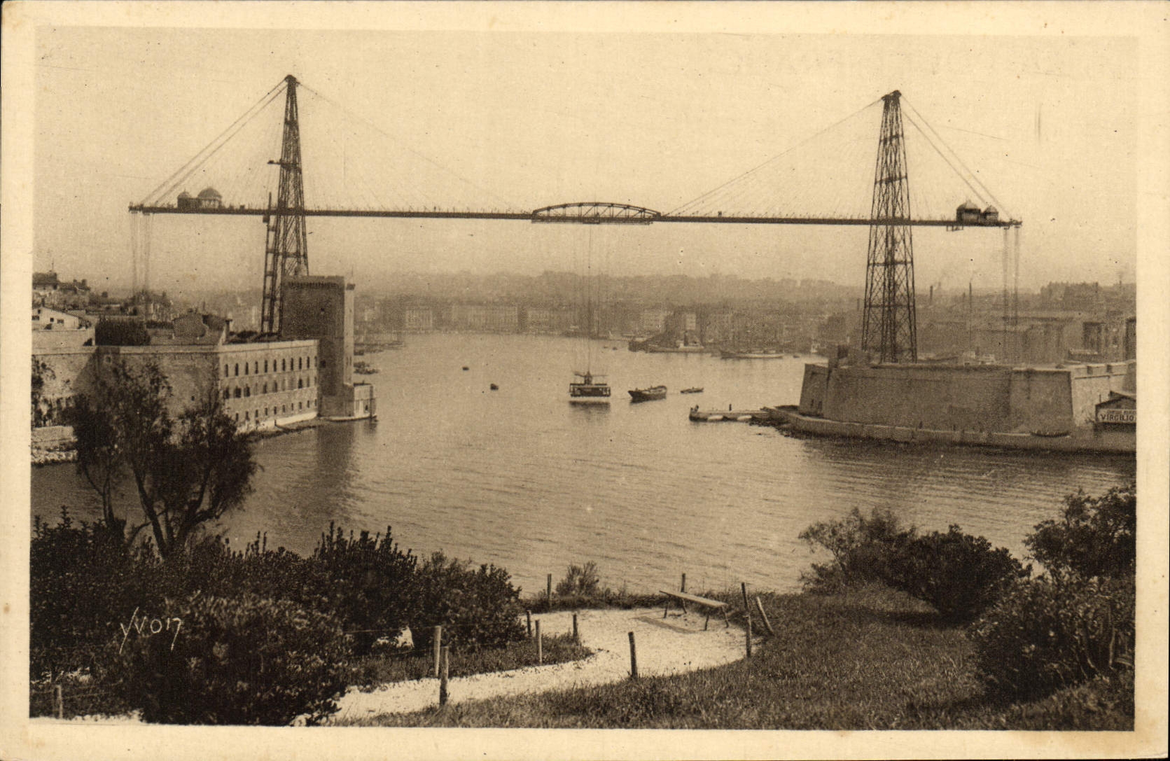 CPA Marseille Le Pont Transbordeur