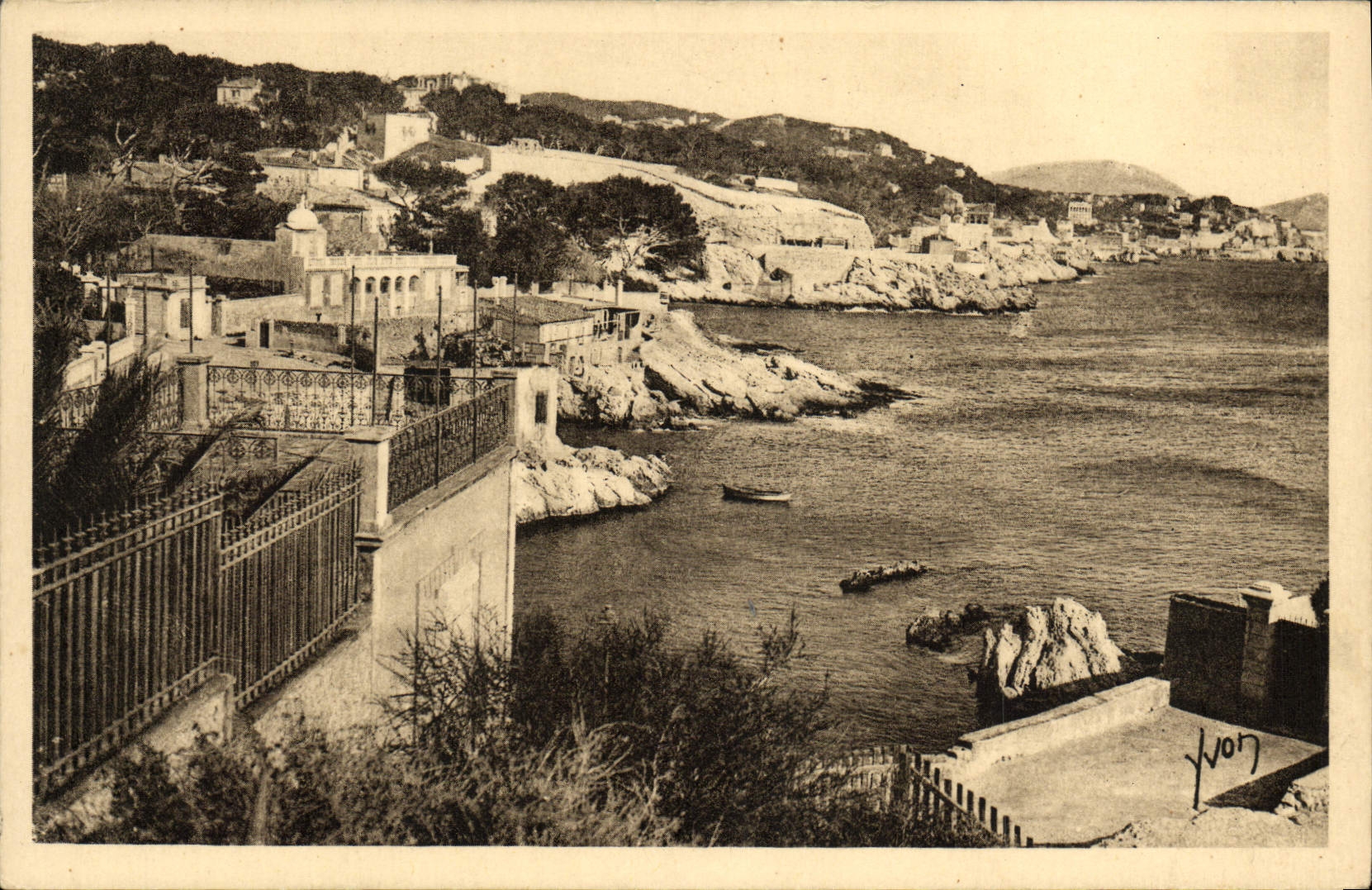 CPA Marseille La Corniche 
