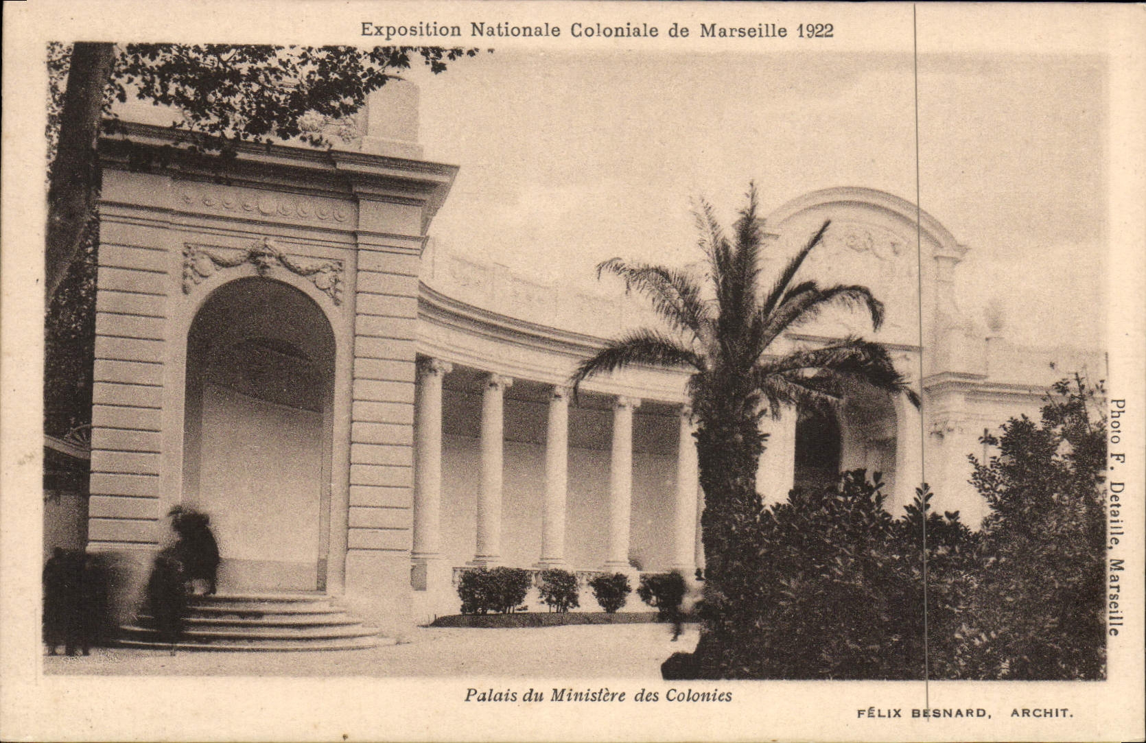 CPA Exposition Nationale Coloniale de Marseille 1922 Palais du Ministere des Colonies