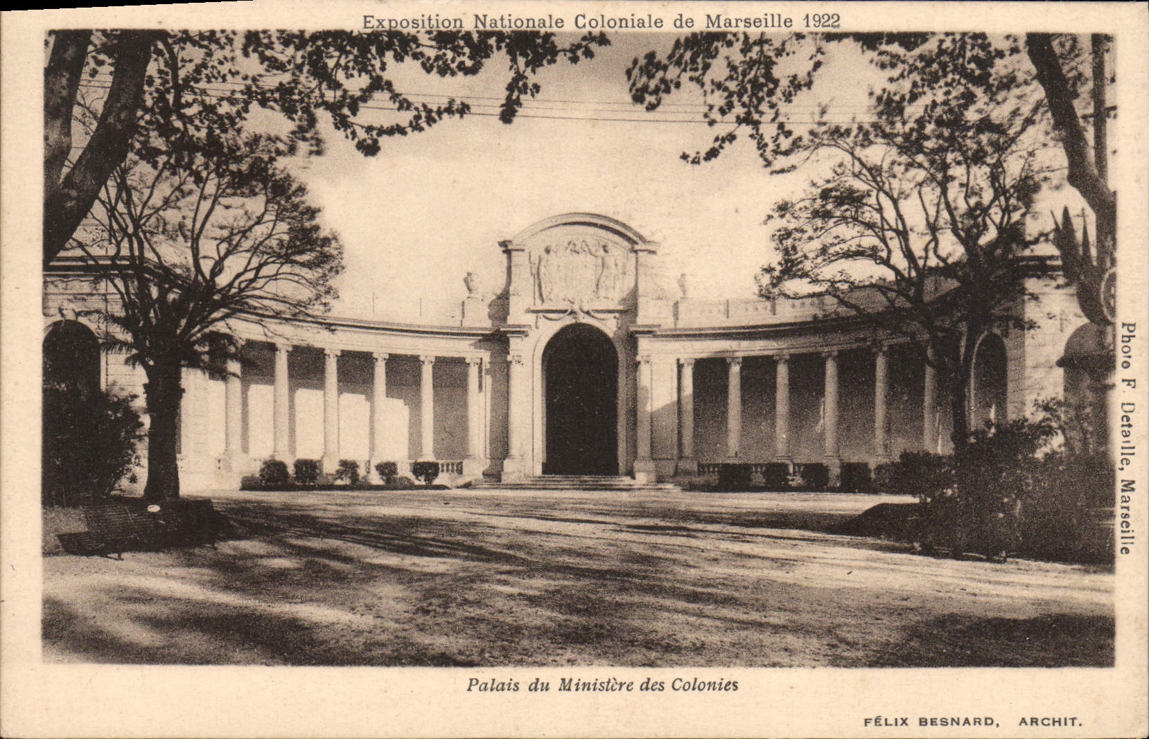 CPA Exposition Nationale Coloniale de Marseille 1922 Palais du ministere des Colonies