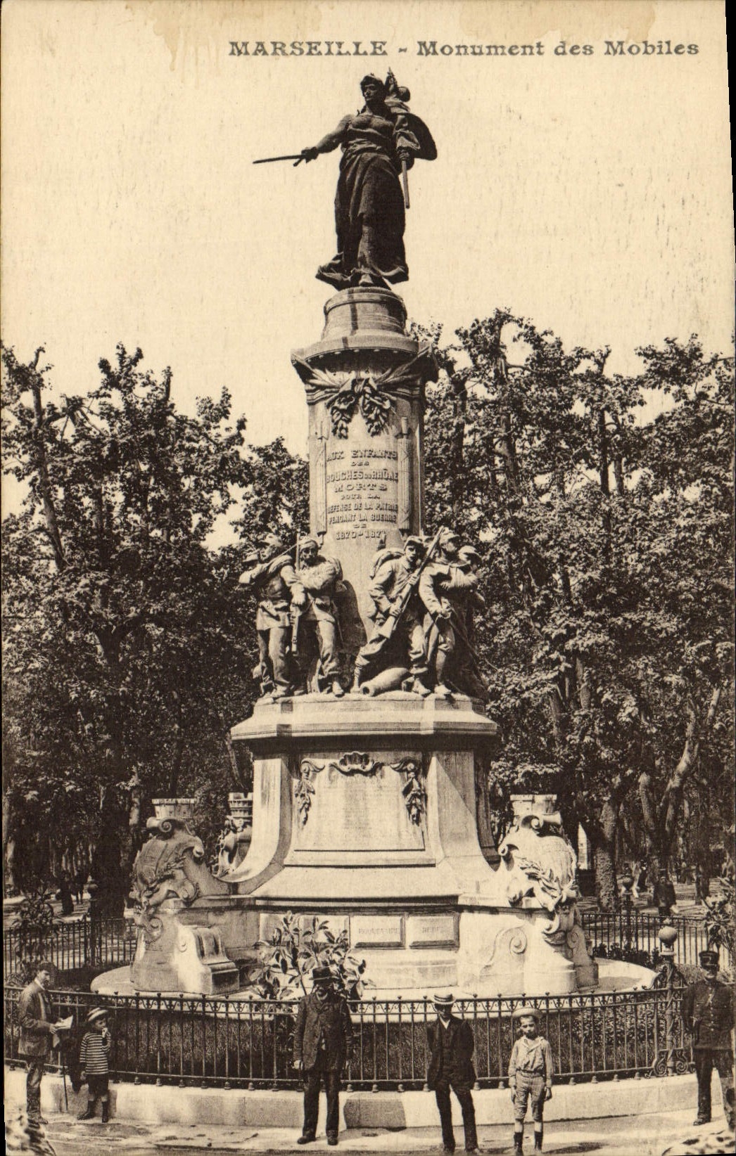 CPA Marseille Monument des Mobiles 