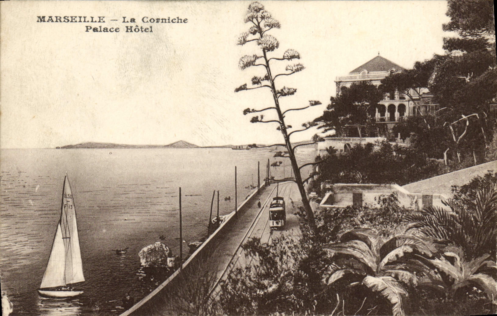 CPA Marseille La Corniche Place Hotel 