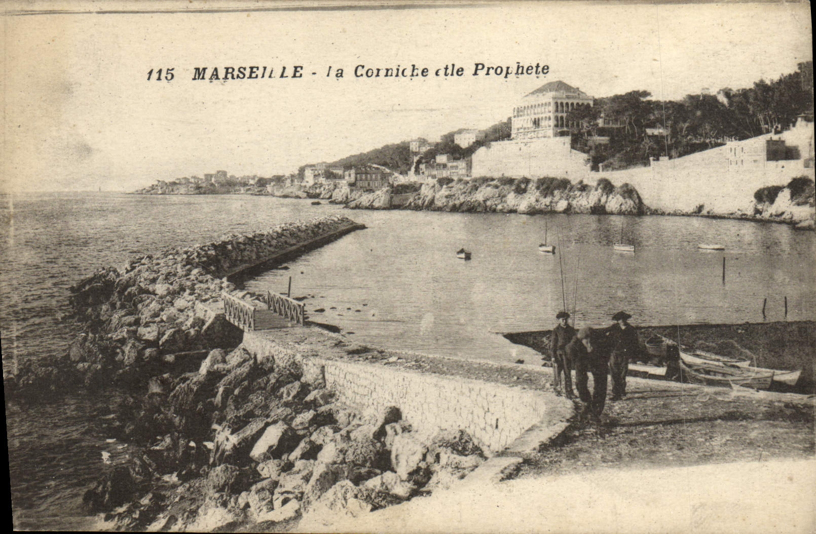 CPA Marseille la Corniche et le Prophete 
